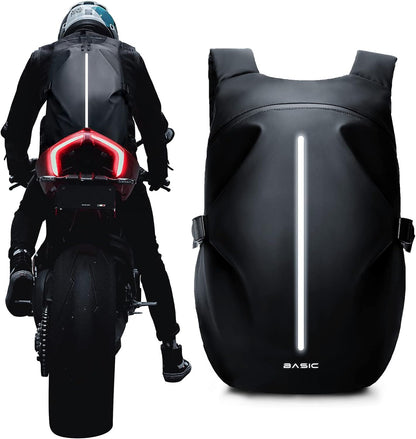 Motorcycle Backpack, Motorcycle Backpacks for Men and Women, Waterproof Motorcycle Backpack, Helmet Bag Bookbag for Riding, Outing