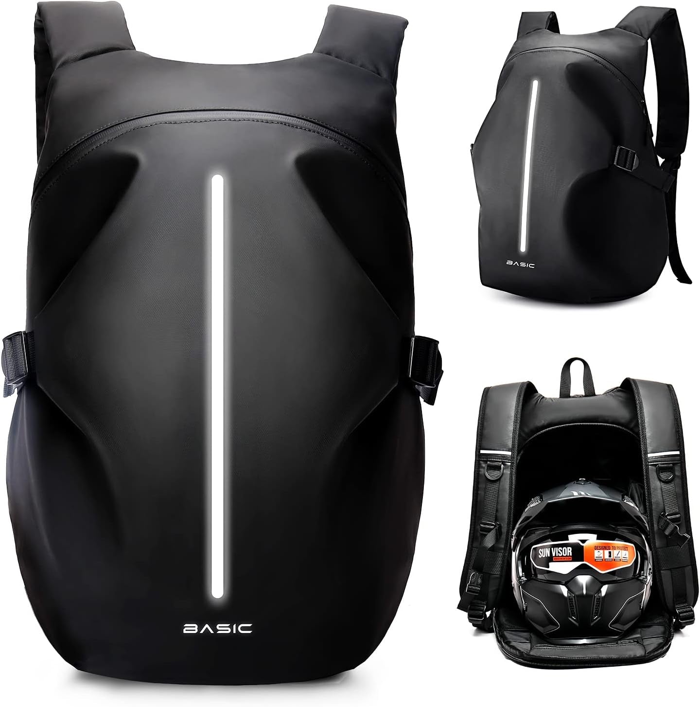 Motorcycle Backpack, Motorcycle Backpacks for Men and Women, Waterproof Motorcycle Backpack, Helmet Bag Bookbag for Riding, Outing